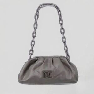 Badgley Mischka Vegan Leather Wrapped Frame Clutch